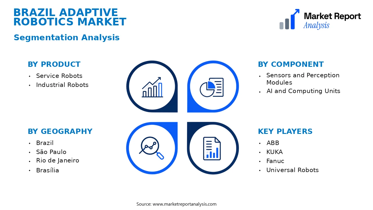 Brazil Adaptive Robotics Market Segments and Segmentation Analysis Brazil Adaptive Robotics Market Segments and Segmentation Analysis