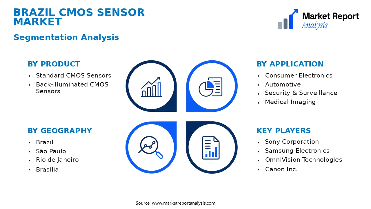 Brazil CMOS Sensor Market Segments and Segmentation Analysis