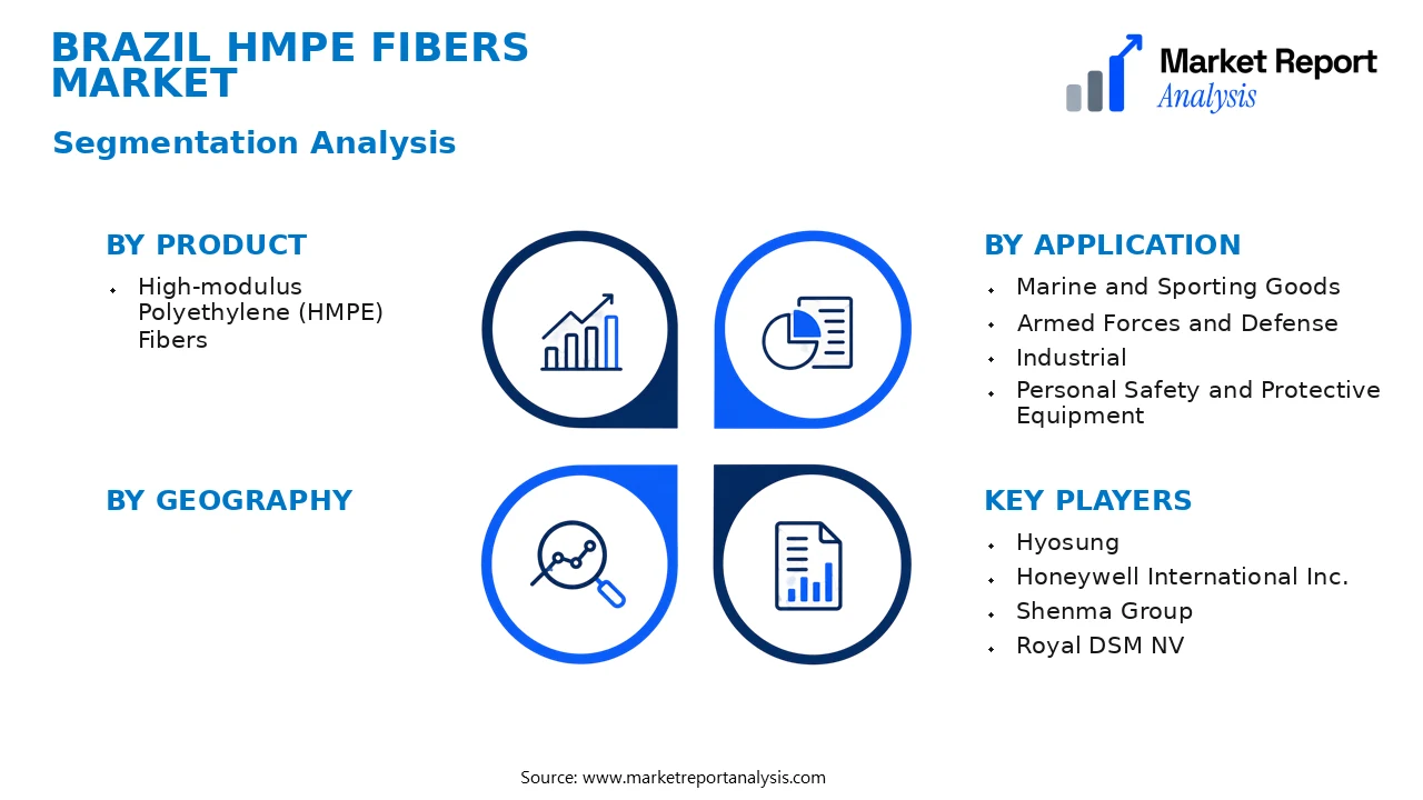 Brazil HMPE Fibers Market Segments and Segmentation Analysis Brazil HMPE Fibers Market Segments and Segmentation Analysis