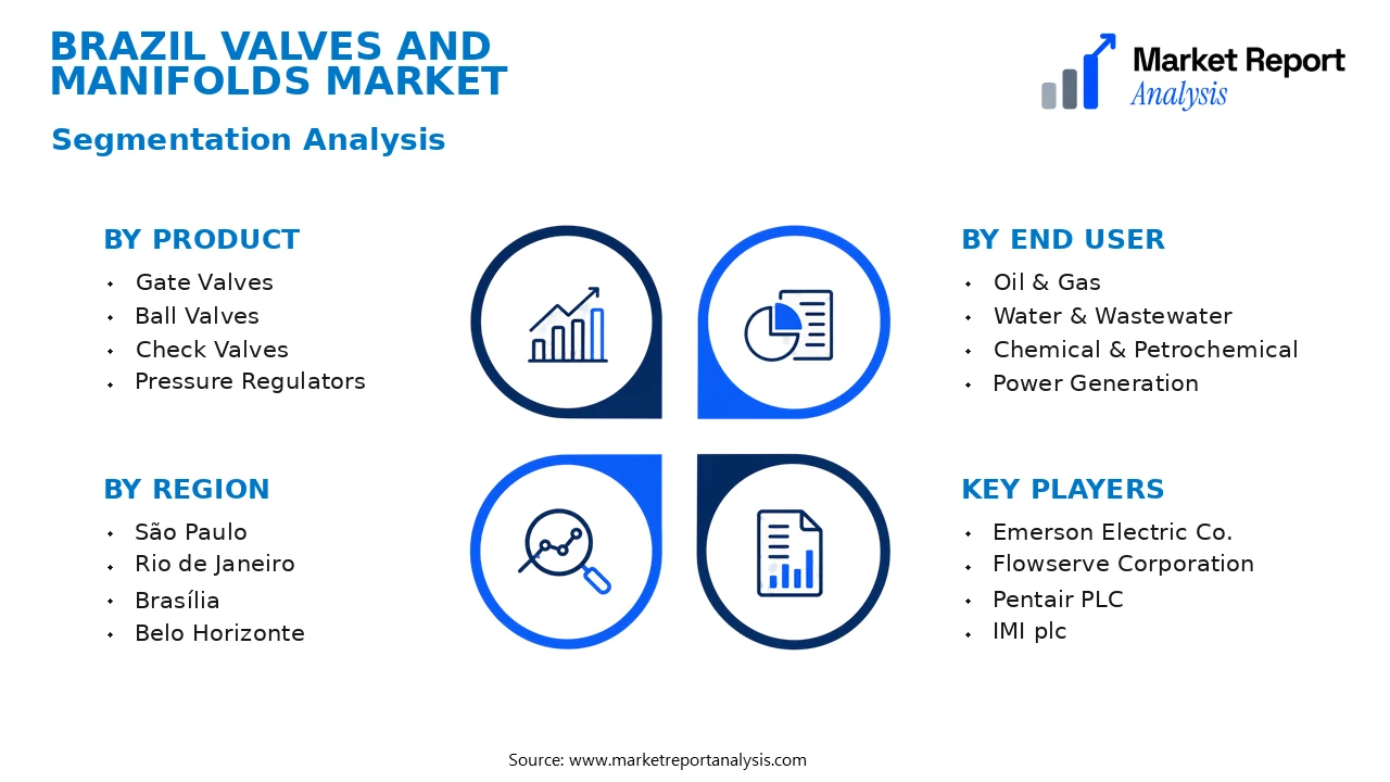 Brazil Valves and Manifolds Market Segments and Segmentation Analysis Brazil Valves and Manifolds Market Segments and Segmentation Analysis