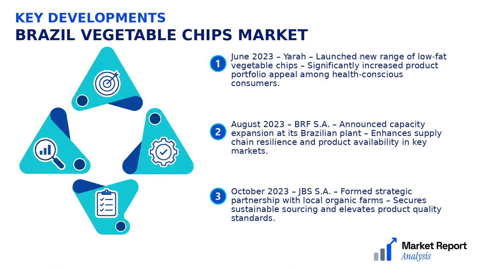 Brazil Vegetable Chips Market Key Developments and Strategic Business Developments
