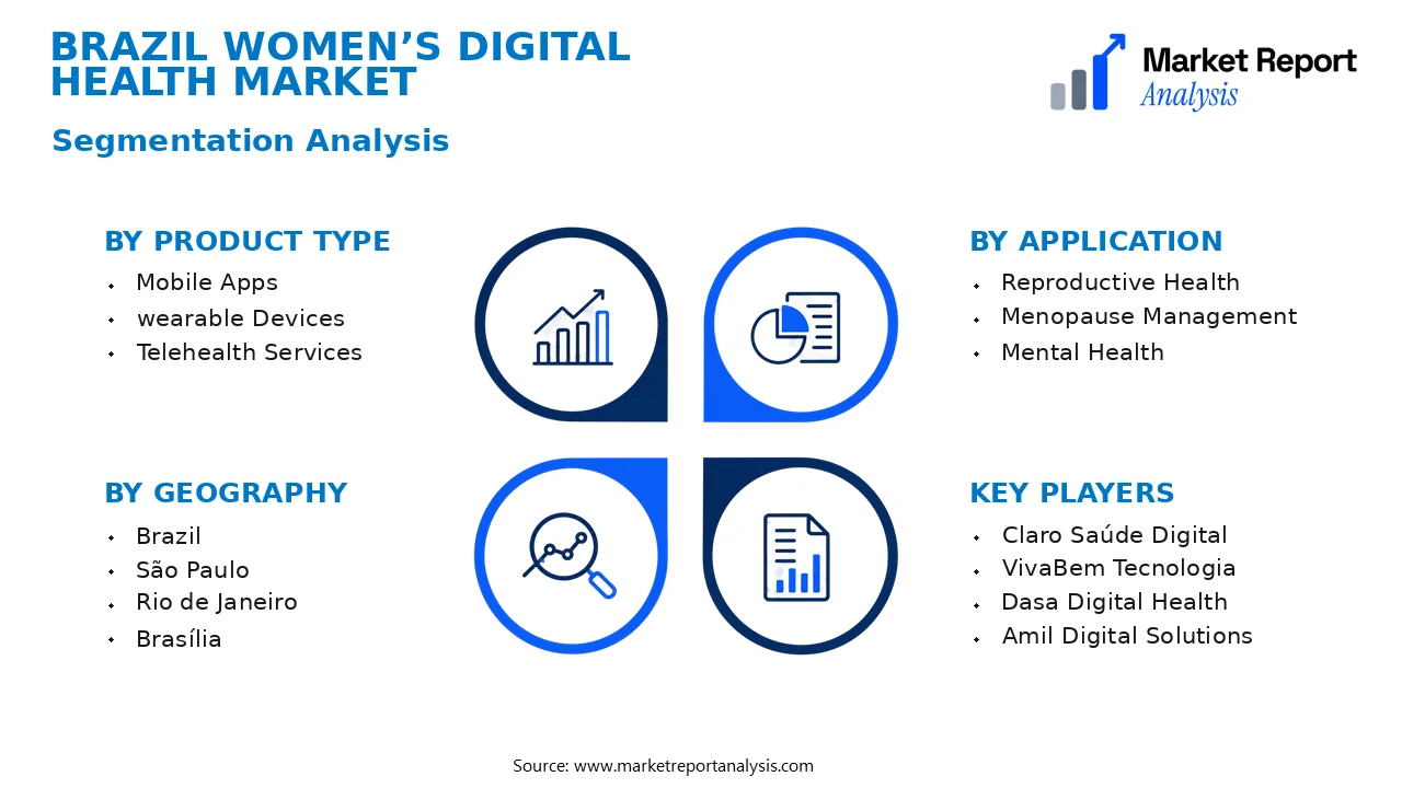 Brazil Women’s Digital Health Market Segments and Segmentation Analysis
