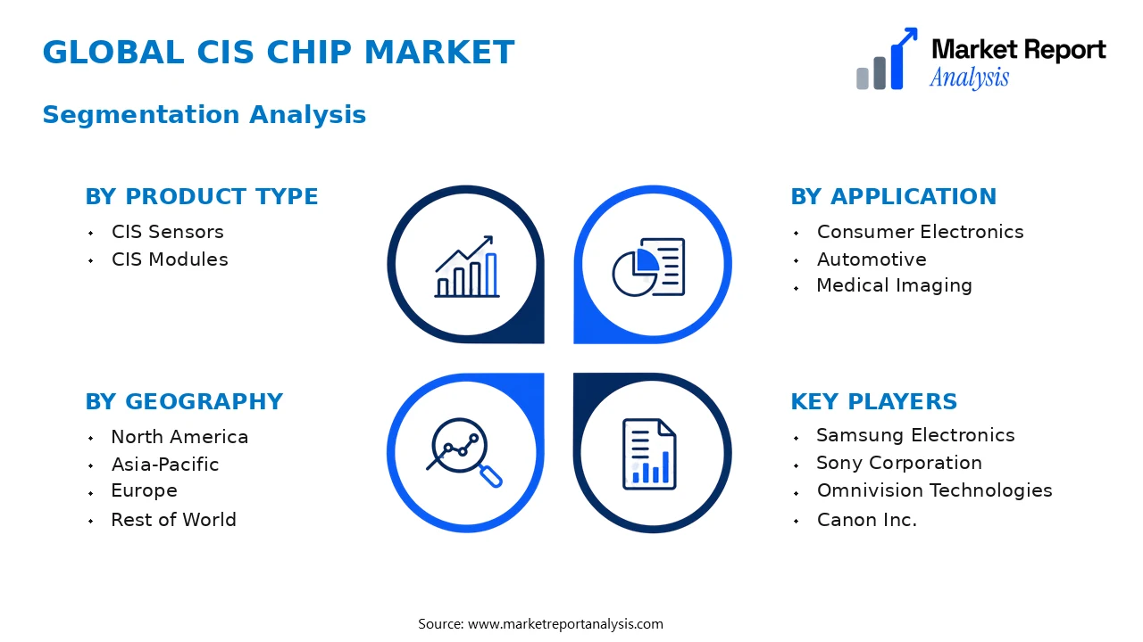CIS Chip Market Segments and Segmentation Analysis CIS Chip Market Segments and Segmentation Analysis