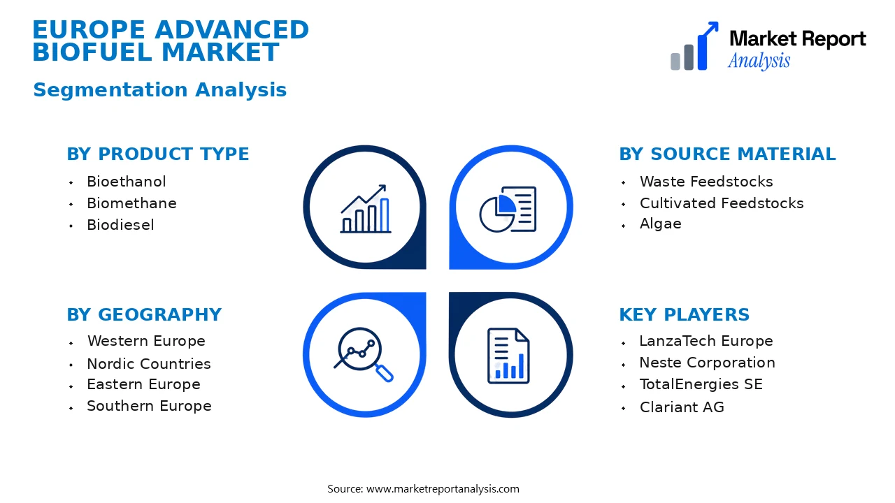 Europe Advanced Biofuel Market Segments and Segmentation Analysis Europe Advanced Biofuel Market Segments and Segmentation Analysis