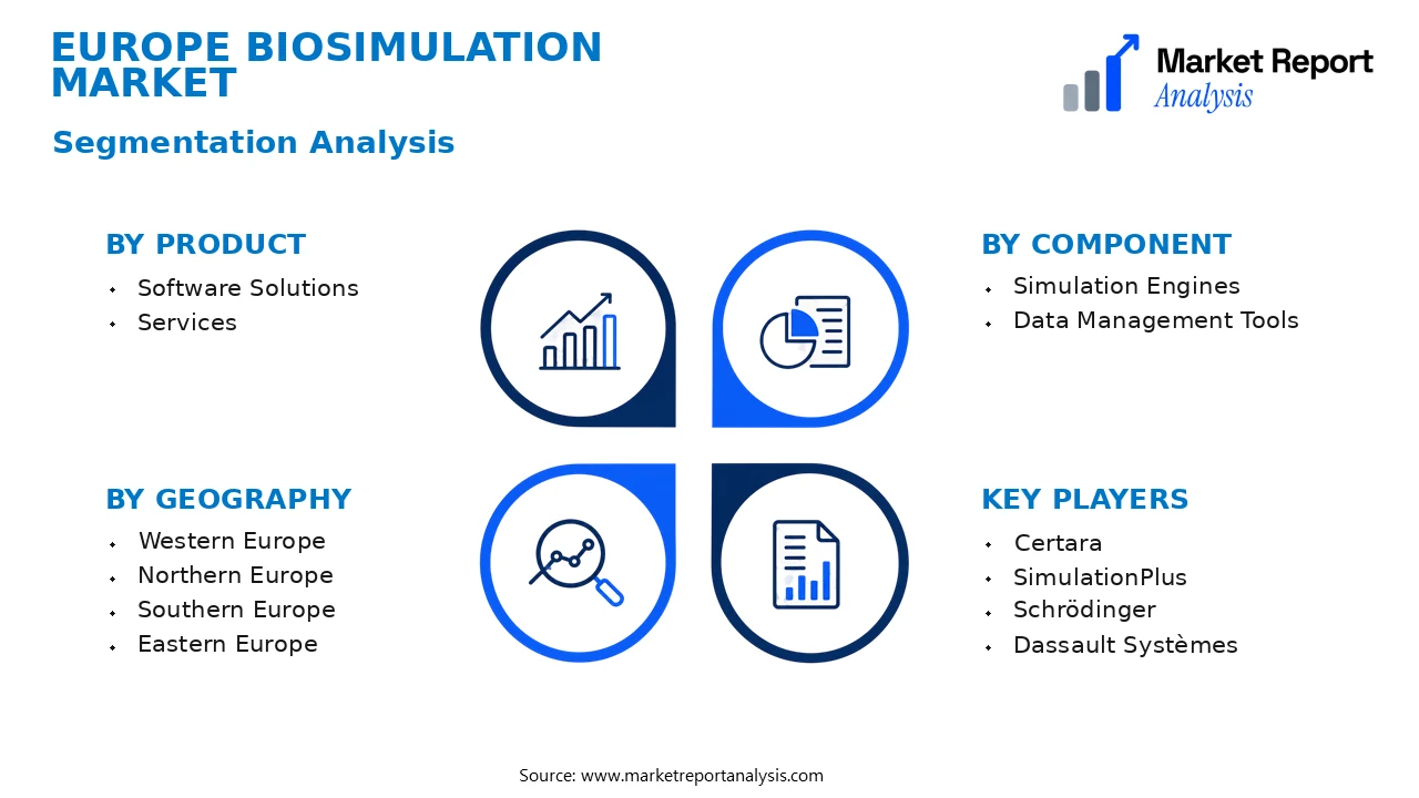 Europe Biosimulation Market Segments and Segmentation Analysis Europe Biosimulation Market Segments and Segmentation Analysis