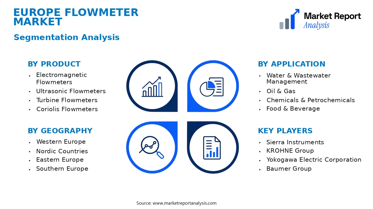 Europe Flowmeter Market Segments and Segmentation Analysis