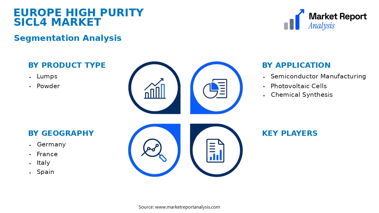 Europe High Purity SiCl4 Market Segments and Segmentation Analysis Europe High Purity SiCl4 Market Segments and Segmentation Analysis
