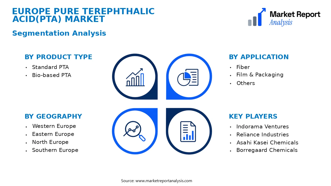 Europe Pure Terephthalic Acid(Pta) Market Segments and Segmentation Analysis Europe Pure Terephthalic Acid(Pta) Market Segments and Segmentation Analysis