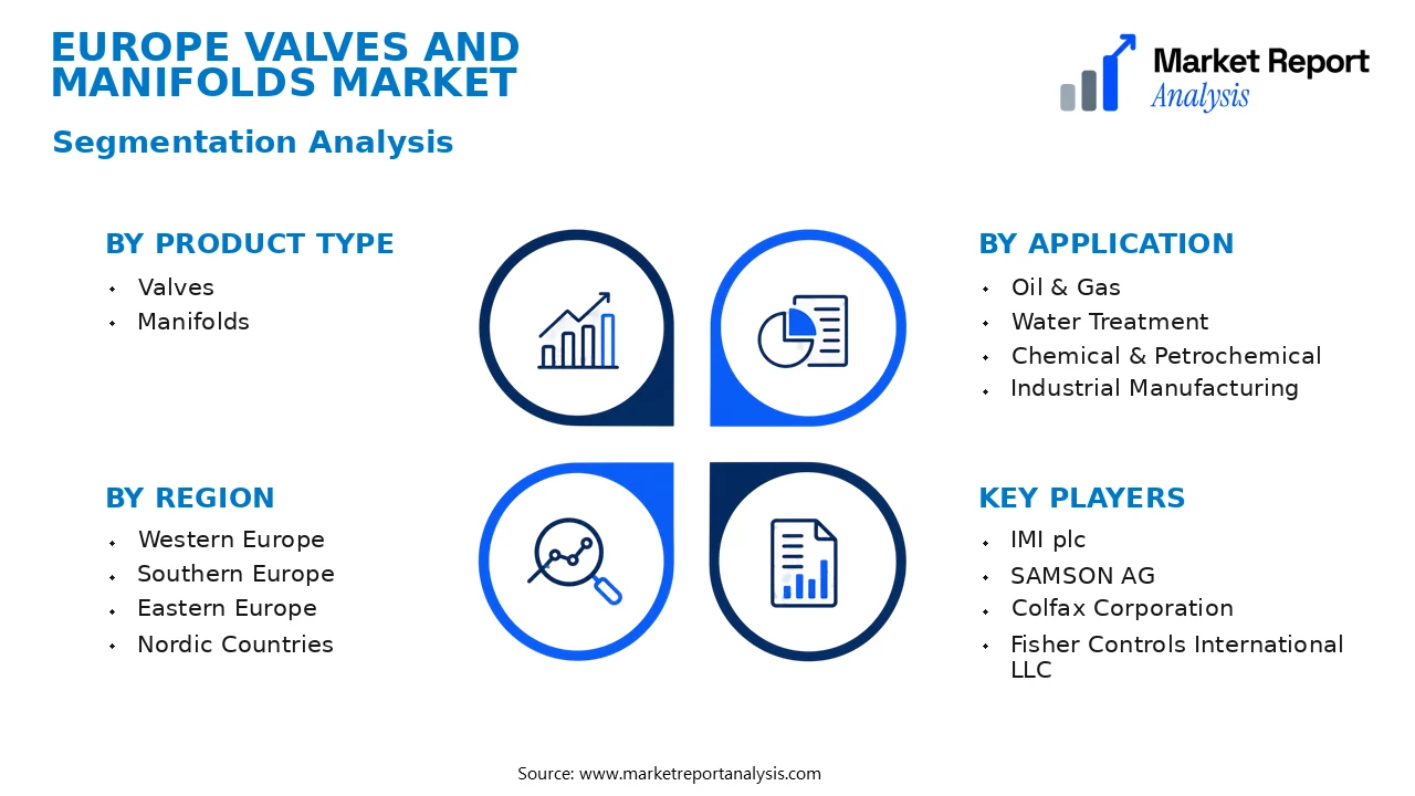 Europe Valves and Manifolds Market Segments and Segmentation Analysis Europe Valves and Manifolds Market Segments and Segmentation Analysis