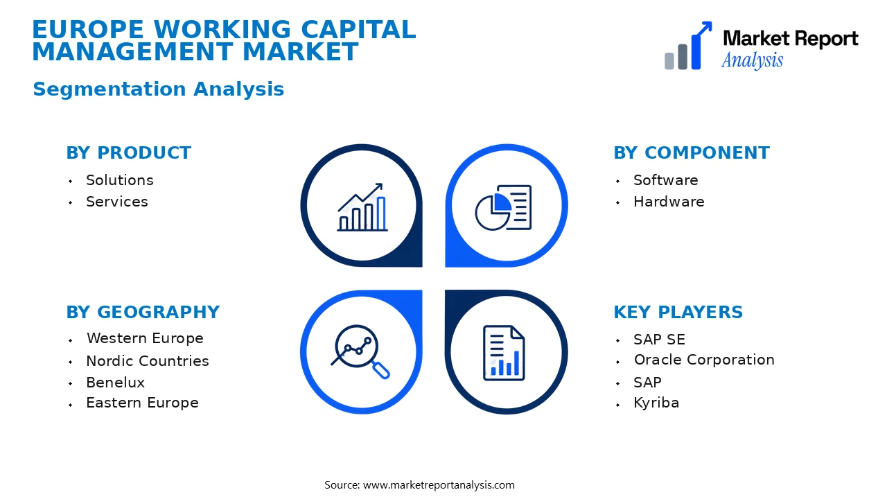 Europe Working Capital Management Market Segments and Segmentation Analysis Europe Working Capital Management Market Segments and Segmentation Analysis