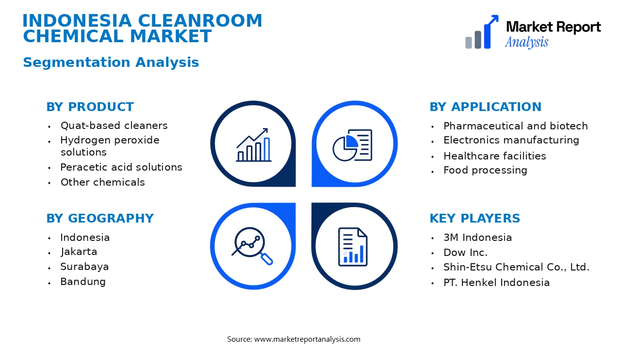 Indonesia Cleanroom Chemical Market Segments and Segmentation Analysis