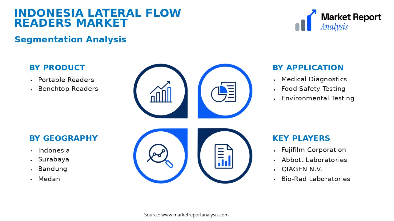 Indonesia Lateral Flow Readers Market Segments and Segmentation Analysis Indonesia Lateral Flow Readers Market Segments and Segmentation Analysis