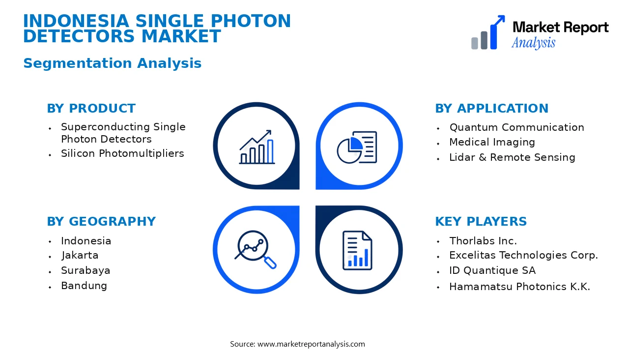Indonesia Single Photon Detectors Market Segments and Segmentation Analysis Indonesia Single Photon Detectors Market Segments and Segmentation Analysis