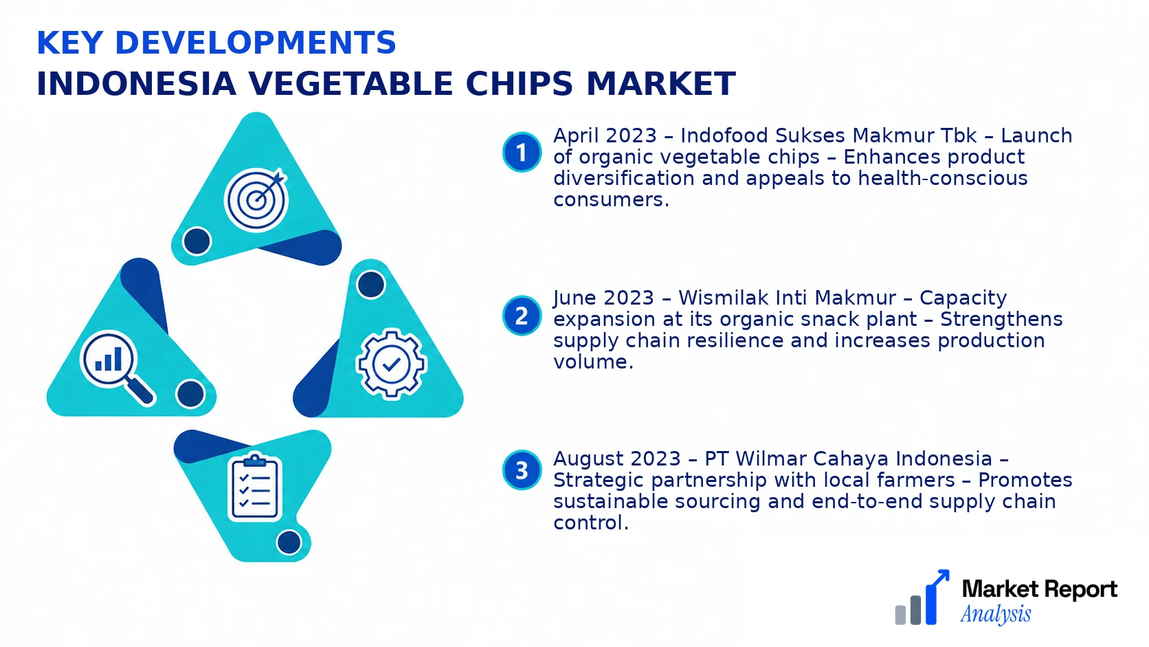 Indonesia Vegetable Chips Market Key Developments and Strategic Business Developments