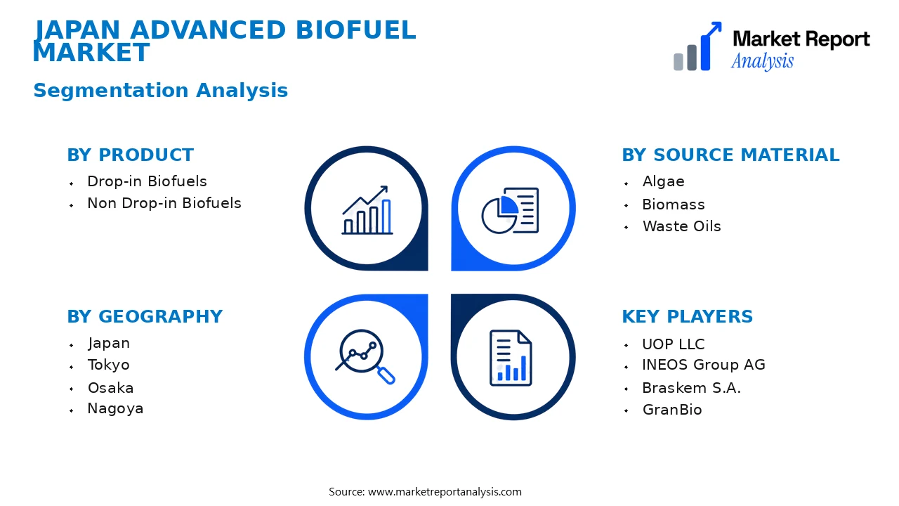 Japan Advanced Biofuel Market Segments and Segmentation Analysis Japan Advanced Biofuel Market Segments and Segmentation Analysis
