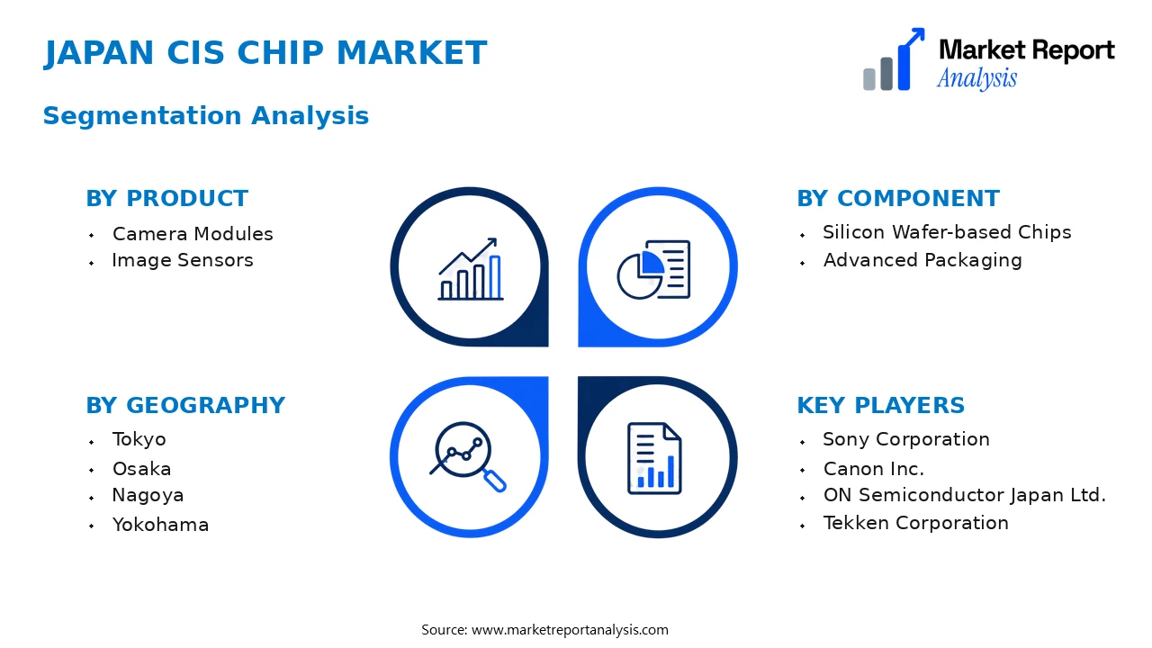Japan CIS Chip Market Segments and Segmentation Analysis Japan CIS Chip Market Segments and Segmentation Analysis