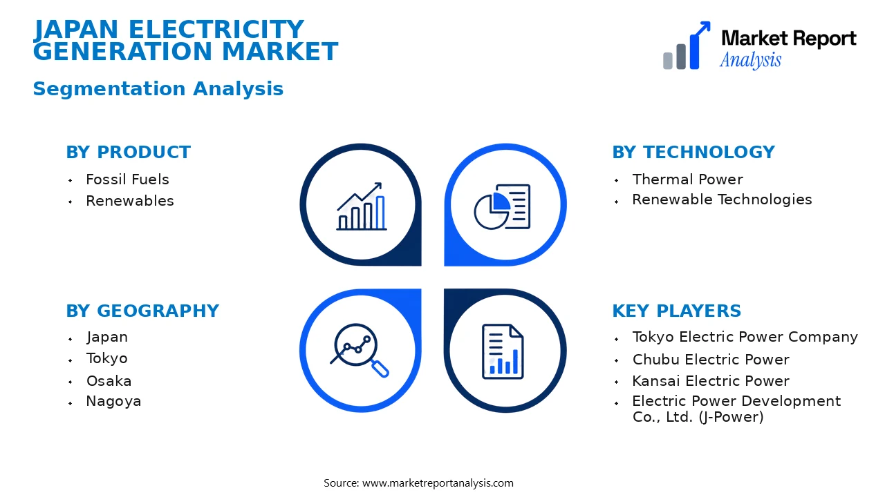 Japan Electricity Generation Market Segments and Segmentation Analysis Japan Electricity Generation Market Segments and Segmentation Analysis
