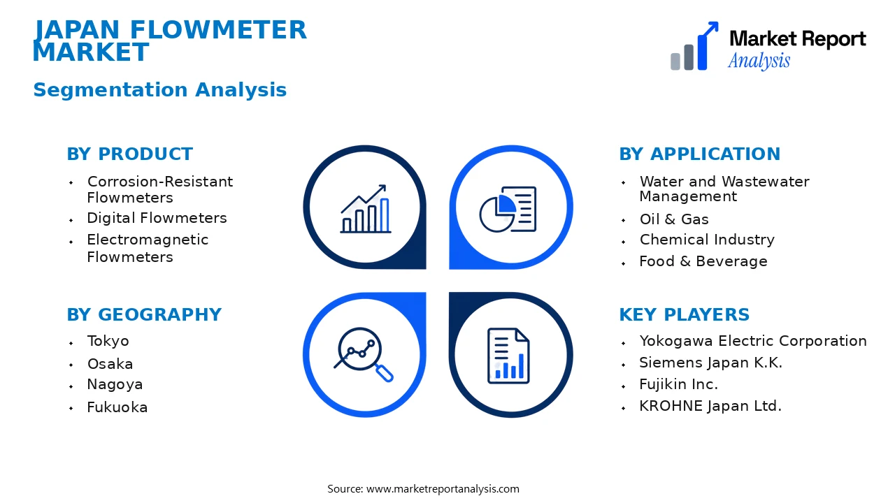 Japan Flowmeter Market Segments and Segmentation Analysis