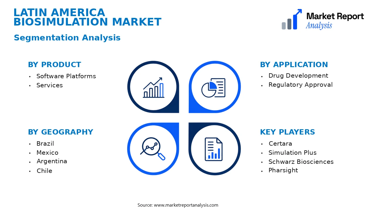 Latin America Biosimulation Market Segments and Segmentation Analysis Latin America Biosimulation Market Segments and Segmentation Analysis