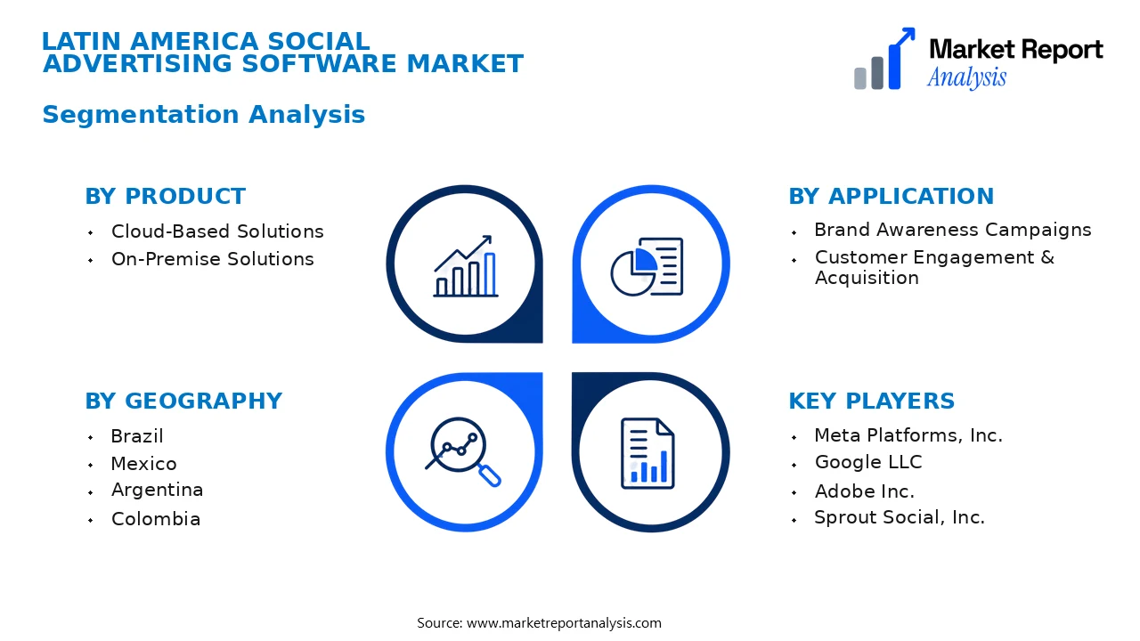 Latin America Social Advertising Software Market Segments and Segmentation Analysis