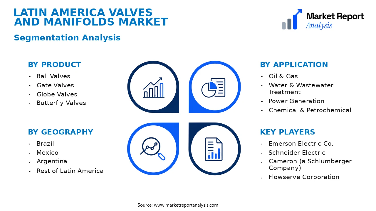 Latin America Valves and Manifolds Market Segments and Segmentation Analysis