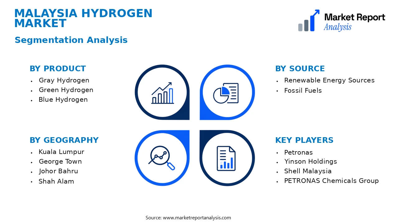 Malaysia Hydrogen Market Segments and Segmentation Analysis Malaysia Hydrogen Market Segments and Segmentation Analysis