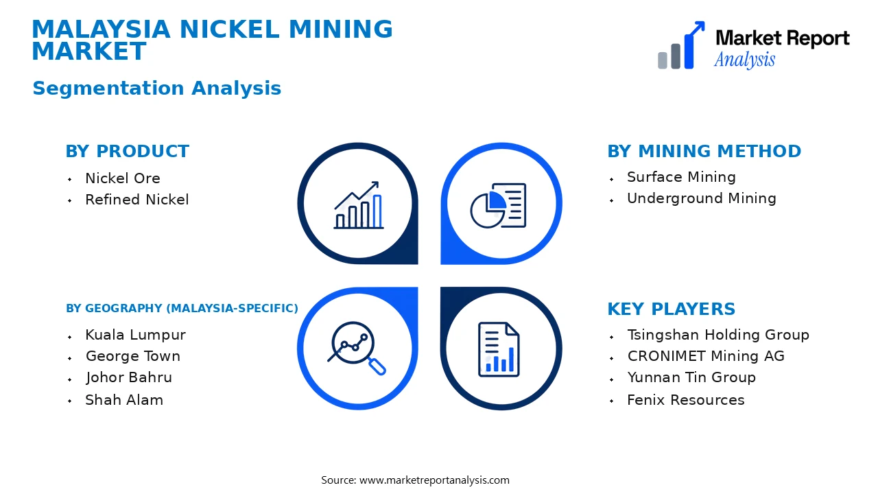 Malaysia Nickel Mining Market Segments and Segmentation Analysis Malaysia Nickel Mining Market Segments and Segmentation Analysis