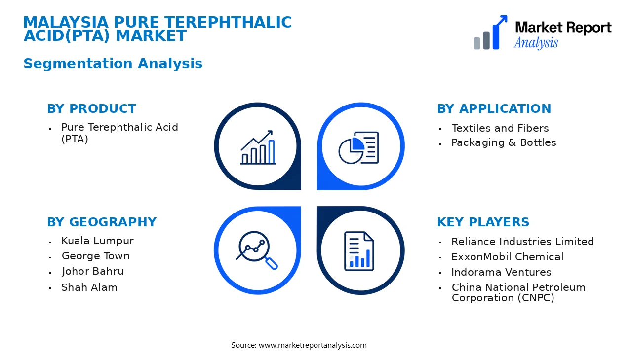 Malaysia Pure Terephthalic Acid(Pta) Market Segments and Segmentation Analysis Malaysia Pure Terephthalic Acid(Pta) Market Segments and Segmentation Analysis