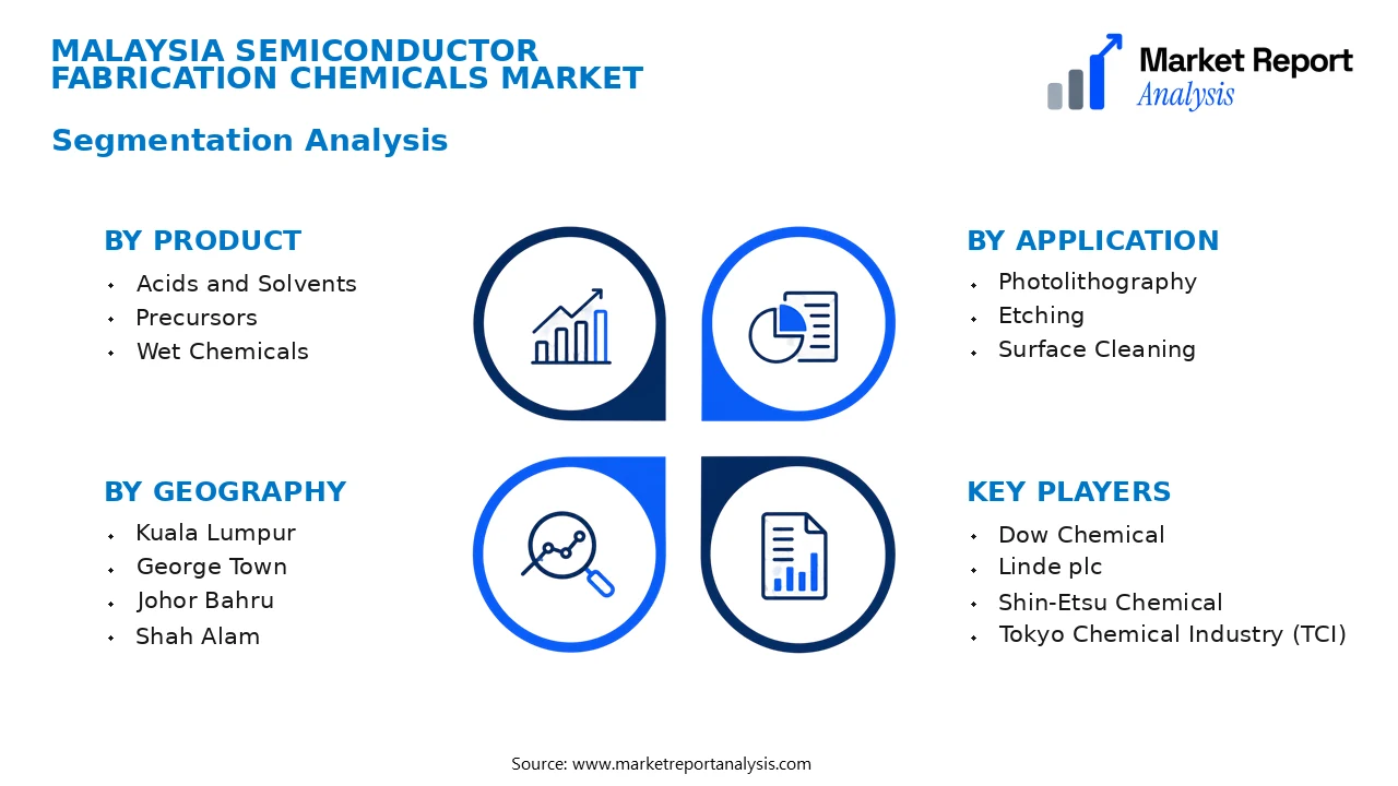 Malaysia Semiconductor Fabrication Chemicals Market Segments and Segmentation Analysis Malaysia Semiconductor Fabrication Chemicals Market Segments and Segmentation Analysis