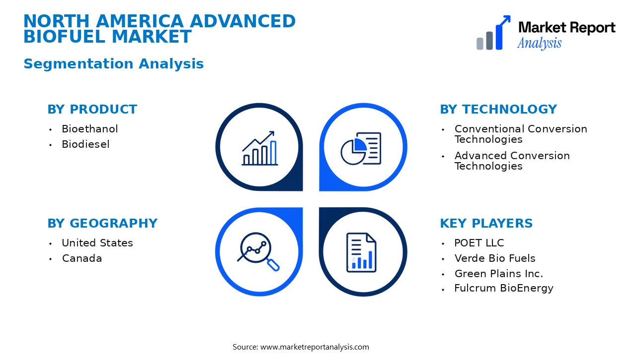 North America Advanced Biofuel Market Segments and Segmentation Analysis North America Advanced Biofuel Market Segments and Segmentation Analysis