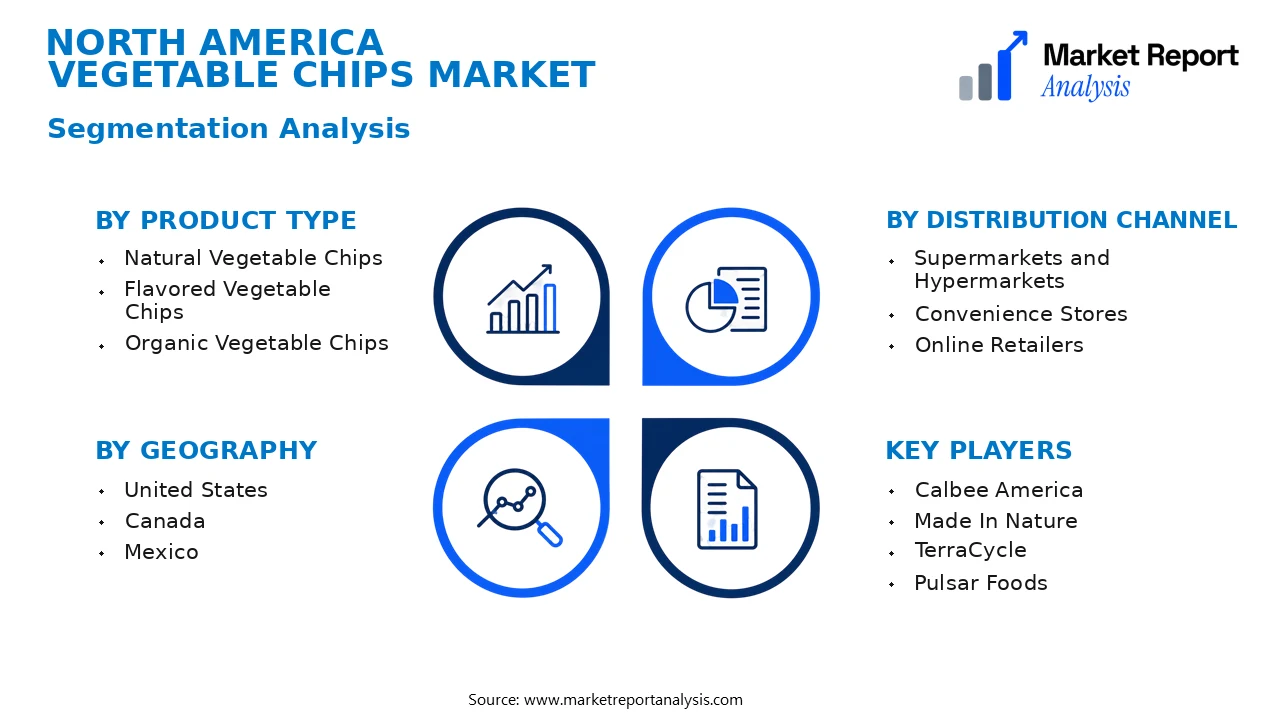 North America Vegetable Chips Market Segments and Segmentation Analysis