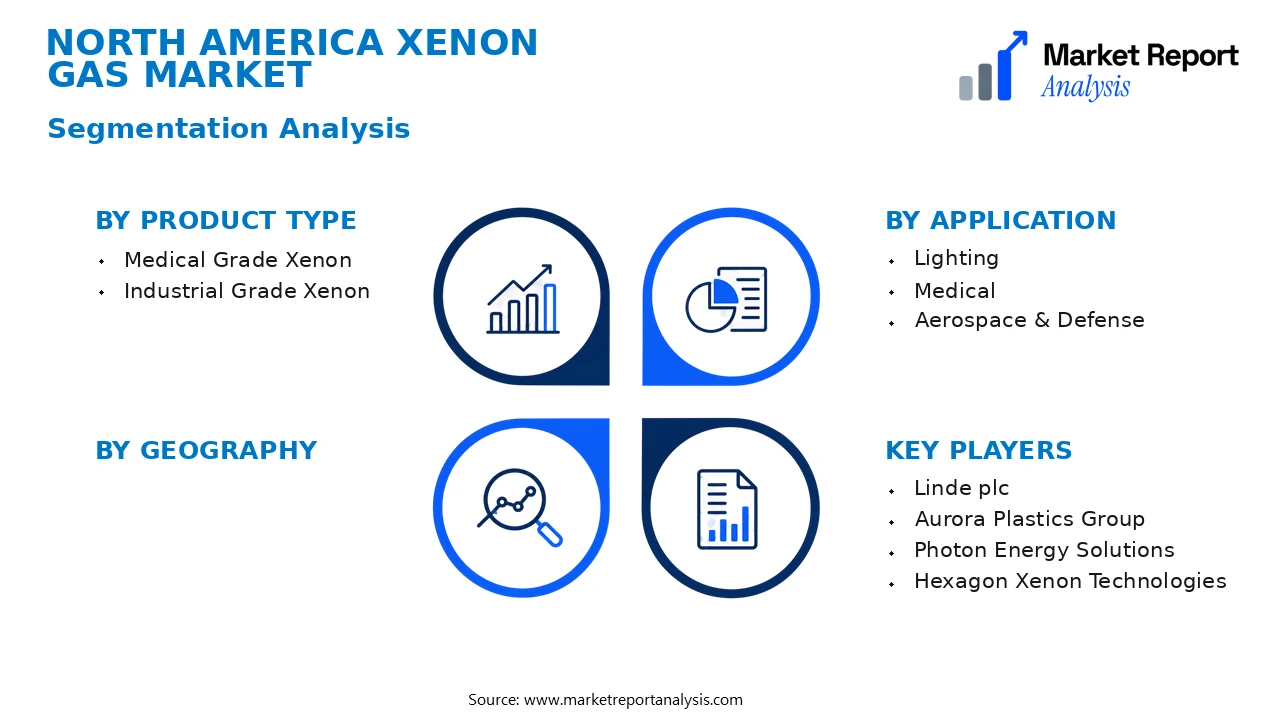 North America Xenon Gas Market Segments and Segmentation Analysis North America Xenon Gas Market Segments and Segmentation Analysis