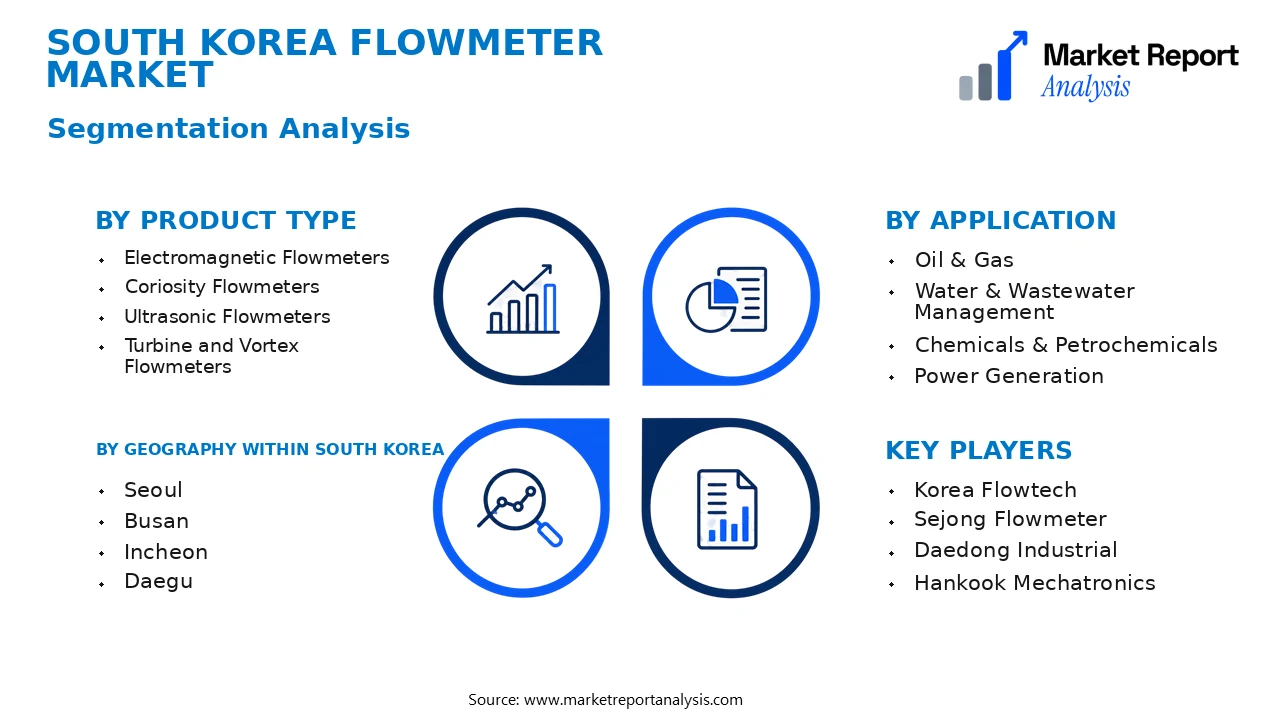 South Korea Flowmeter Market Segments and Segmentation Analysis