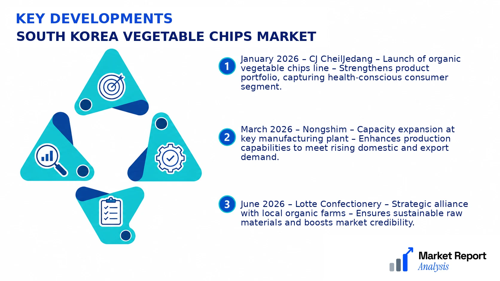 South Korea Vegetable Chips Market Key Developments and Strategic Business Developments South Korea Vegetable Chips Market Key Developments and Strategic Business Developments