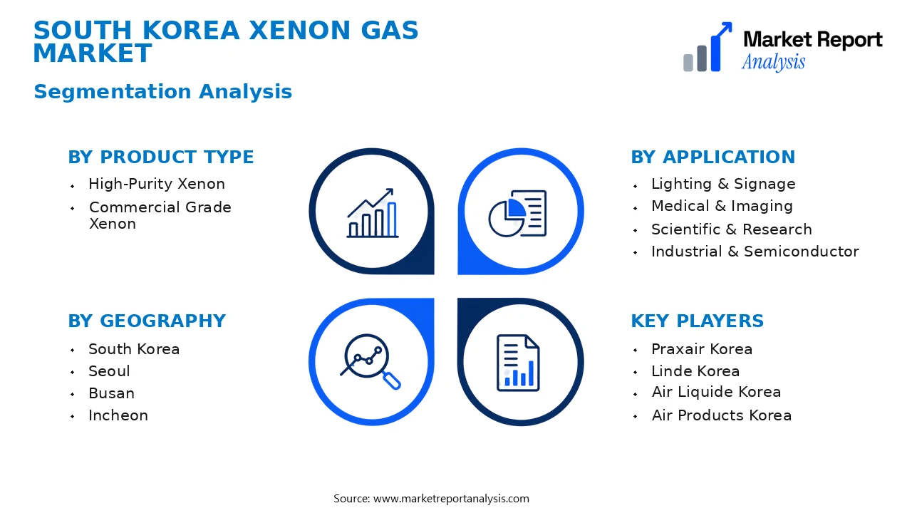 South Korea Xenon Gas Market Segments and Segmentation Analysis South Korea Xenon Gas Market Segments and Segmentation Analysis