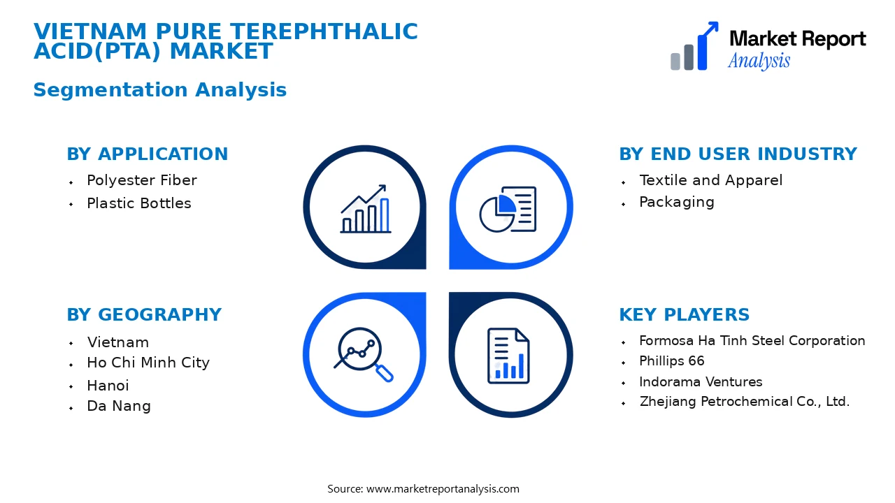 Vietnam Pure Terephthalic Acid(Pta) Market Segments and Segmentation Analysis Vietnam Pure Terephthalic Acid(Pta) Market Segments and Segmentation Analysis